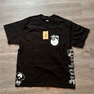 Stussy Black Graphic Men's Shirt